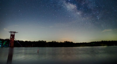 Satrs viewed on a clear night